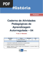 Apostila Historia 7 Ano 4 Bimestre Professor