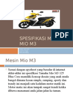 Spesifikasi Motor Mio M3