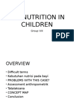 Malnutrition in Children: Group VIII