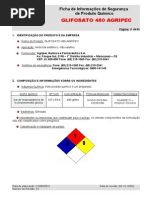 FISPQ Glifosato 480