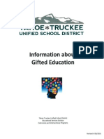 gifted information packet--english