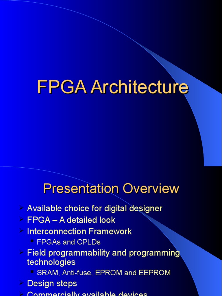 FPGA-Arch CPLD Design April2012 | PDF | Field Programmable Gate Array ...