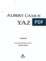 Albert Camus - Yaz CS