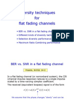 Diversity Techniques For Flat Fading Channels