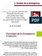 1. U1. Psic. de La Emergencia