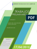 Trabajos preliminares en construcción