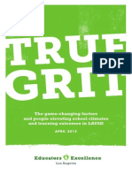 True Grit: The Game-Changing Factors and People Lifting School Performance in Los Angeles