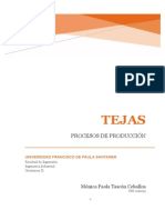 Procesos de Produccion de Tejas PDF