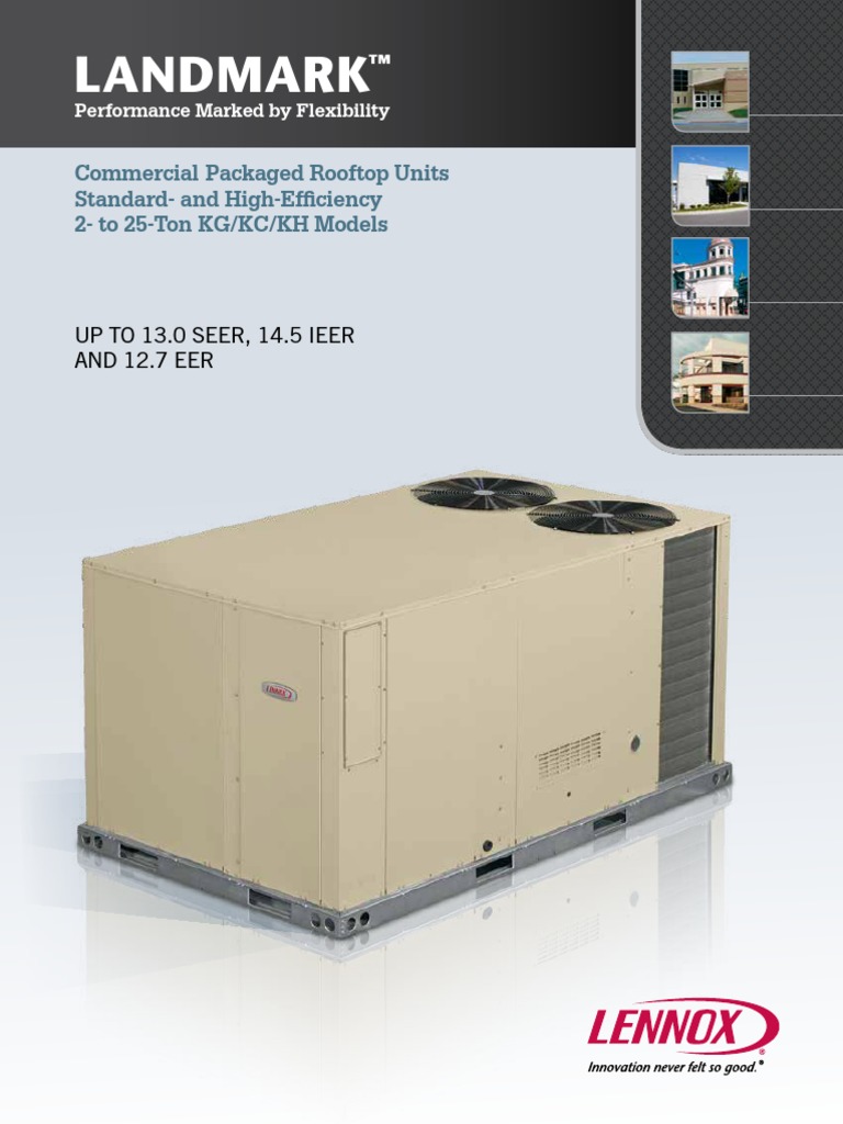 Lennox Landmark Brochure Mechanical Fan Hvac