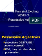 The Fun and Exciting World of Possessive Adjectives: From Public Domain