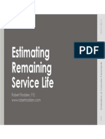 Estimating Remaining Service Life