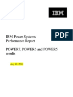 IBM p7 Performance Benchmark