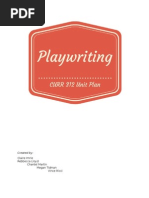 Playwriting Unit Plan