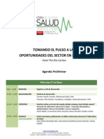 2015 Salud Agenda Preliminar