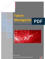 Talent Management, Taking A Systematic Approach