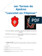 Primer Torneo de Ajedrez Lancelot en Filipinas