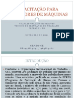 Capacitação para Operadores de Máquinas