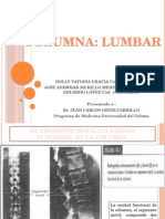 Fisiologia Columna Lumbar UT