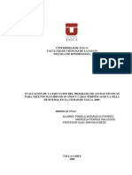 Evaluación de La Ejecución Del Porgrama de Ayudas Tecnicas para Adultos Mayores de 65 Años y Caracterisicas de La Silla de Ruedas