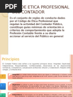 ley de etica profesional del contador