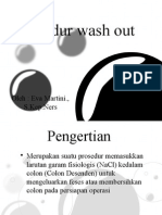 Prosedur Wash Out.. Akper