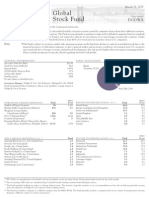 DC Global Stock Fund Fact Sheet