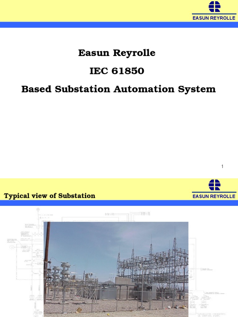 IEC 61850 Substation Automation Overview | PDF | Electrical Substation ...