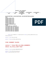 Find Segment Values Select From FND - ID - FLEX - SEGMENTS Where Id - Flex - Code 'GL#'