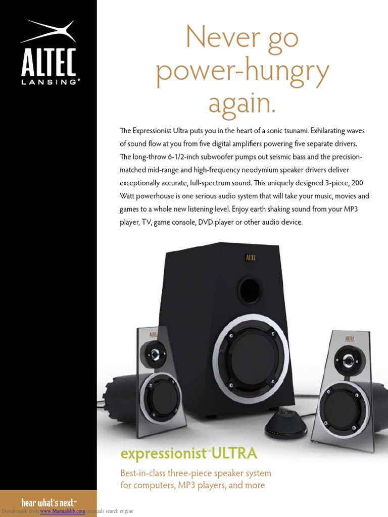 altec lansing mx