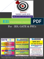 For Ies, Gate & Psus: Engineers Institute of India