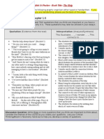 Ch. or Page Numbers: Chapter 1-5: English 1A Packet-Book Title: The Help