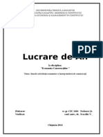 Lucrare de an economie