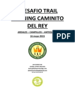 Informacion y Reglamento Del I Desafio Trail Running Caminito Del Rey.
