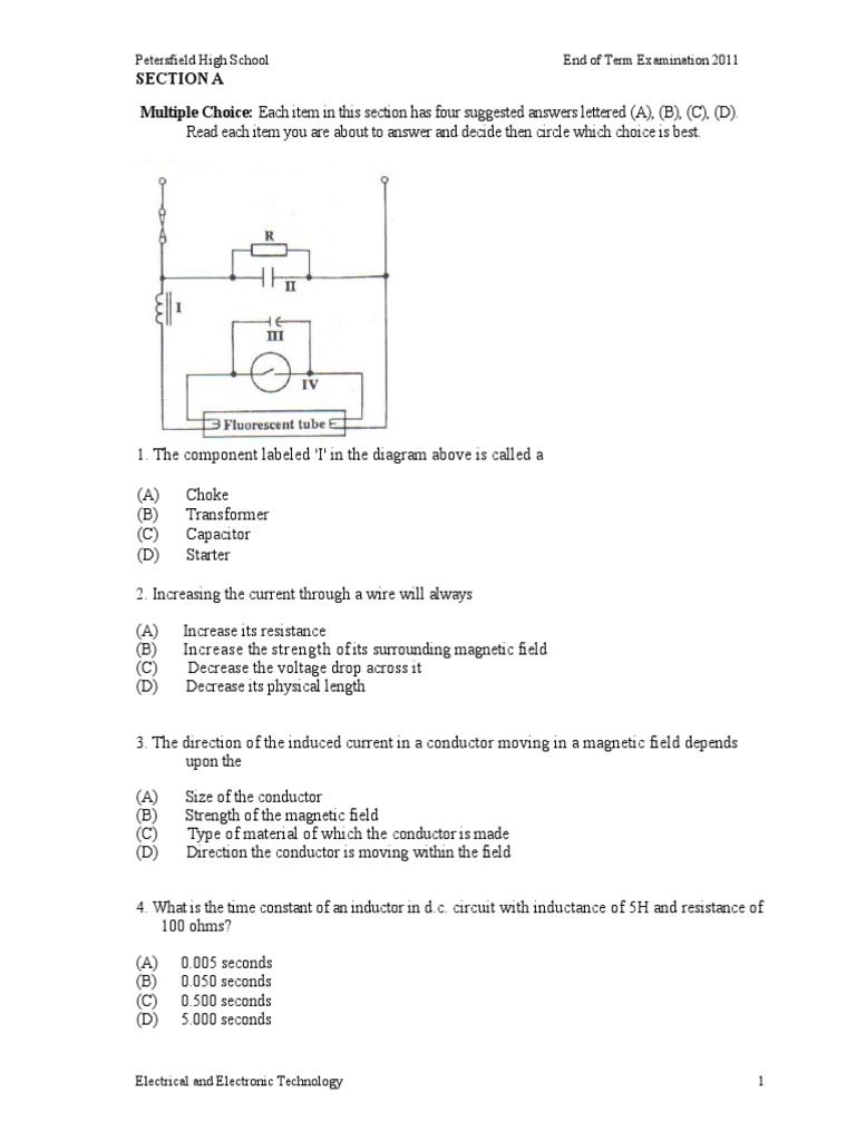 Electrical and Electronic Technology | PDF | Inductor | Capacitor