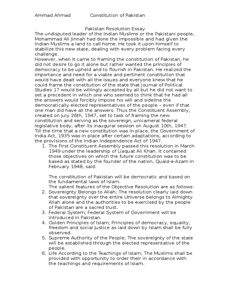 What was the lahore resolution picture