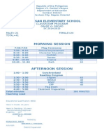 Grade 6 Schedule