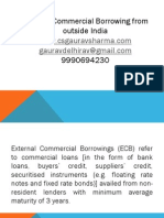 ECB /external commercial boorwings by Csgaurav9990694230