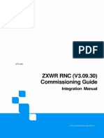 Commissioning Guide Integration Manual ZTE