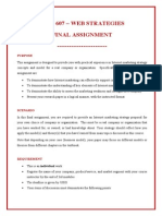 MCO 607 - Final Assignment and Marking Guide (Dec 2014)