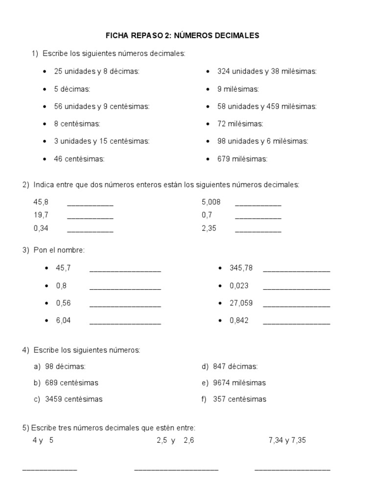 Ficha Repaso 3 | PDF