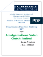 Report of Organisation Structure Training