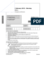 79734 Question Paper Unit f325 Equilibria Energetics and Elements