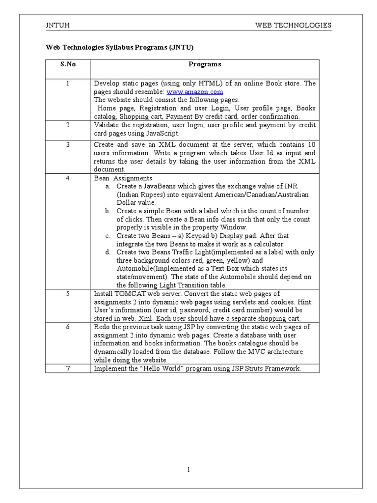 Web Designing Programs | Download Free PDF | Java Servlet | World Wide Web