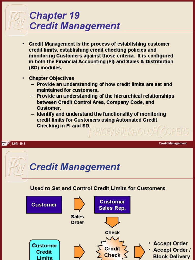 Credit Management Overview and Processes | PDF | Letter Of Credit | Cheque