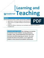 2009 Learning and Teaching