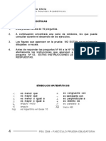 Compilación Facsímiles PSU Matemática Oficial