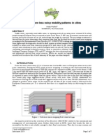 Towards New Less Noisy Mobility Patterns in Cities