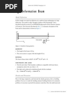 Large Deformation Beam