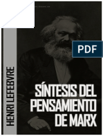 LEFEBVRE Henri - Sintesis Del Pensamiento de Marx