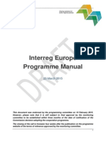 Interreg Europe Programme Manual Draft